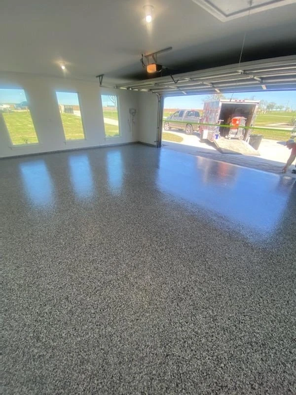 Garage floor coating